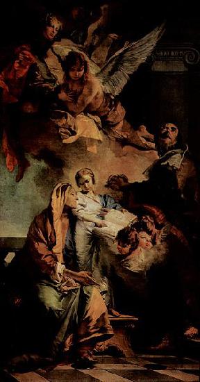 Giovanni Battista Tiepolo Erziehung Mariens Germany oil painting art